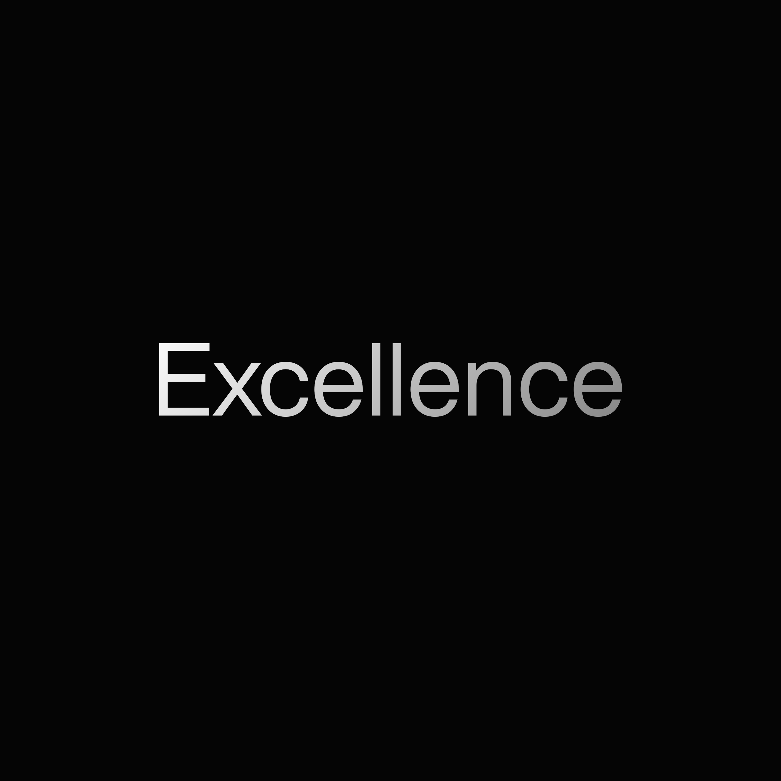 Principles - Excellence